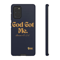 God Got Me KVOM Tough Case, Gold Print