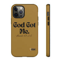 God Got Me KVOM Tough Case, Black Print