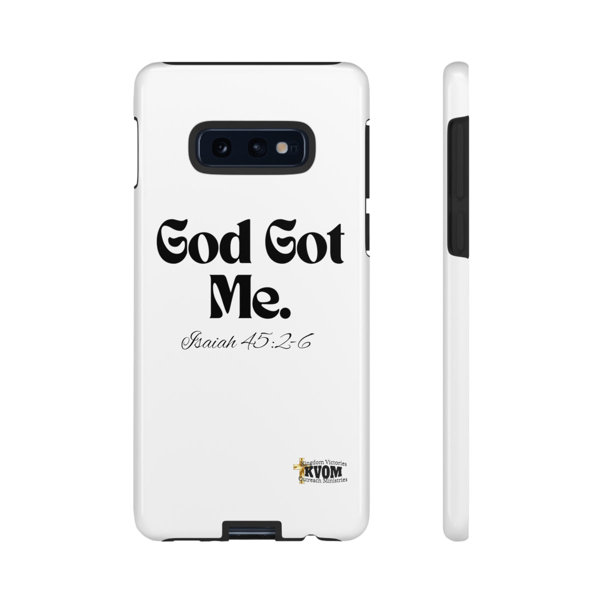 God Got Me KVOM Tough Case, Black Print