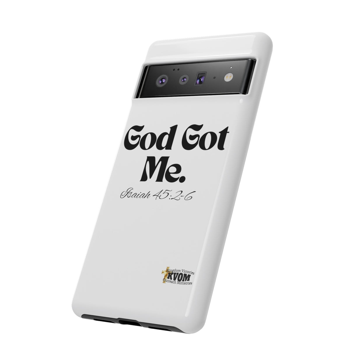 God Got Me KVOM Tough Case, Black Print