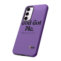 God Got Me KVOM Tough Case, Black Print