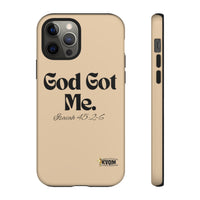 God Got Me KVOM Tough Case, Black Print