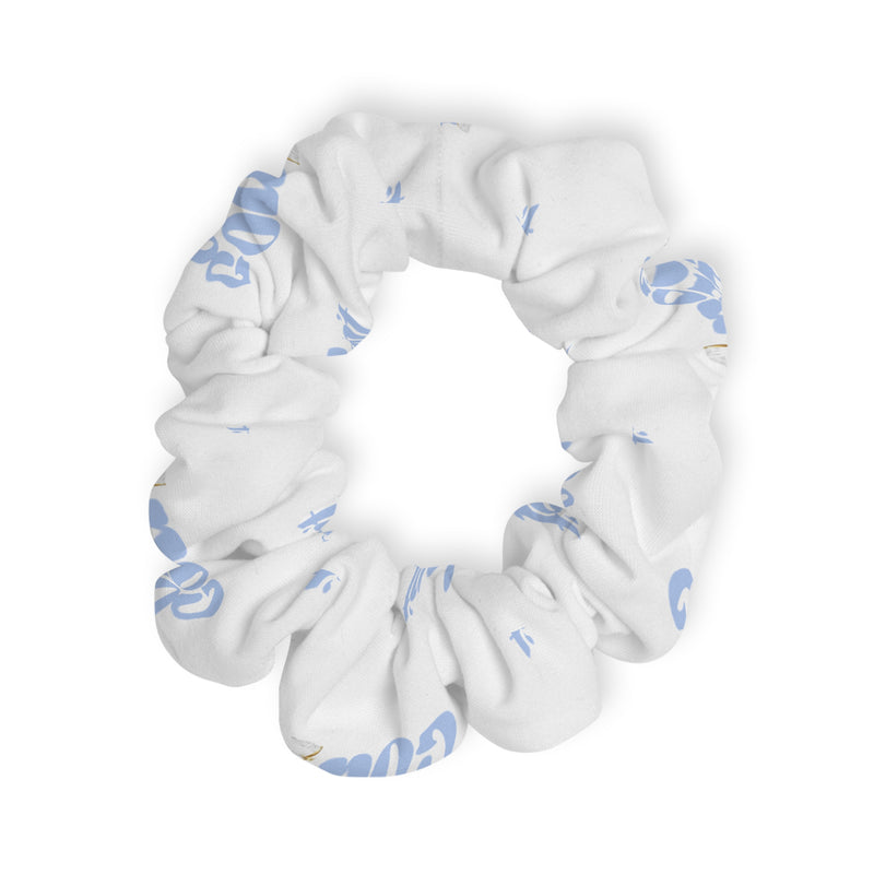 Don't Give Up On God Women's Hair Scrunchie, White