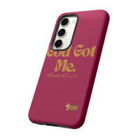 God Got Me KVOM Tough Case, Gold Print