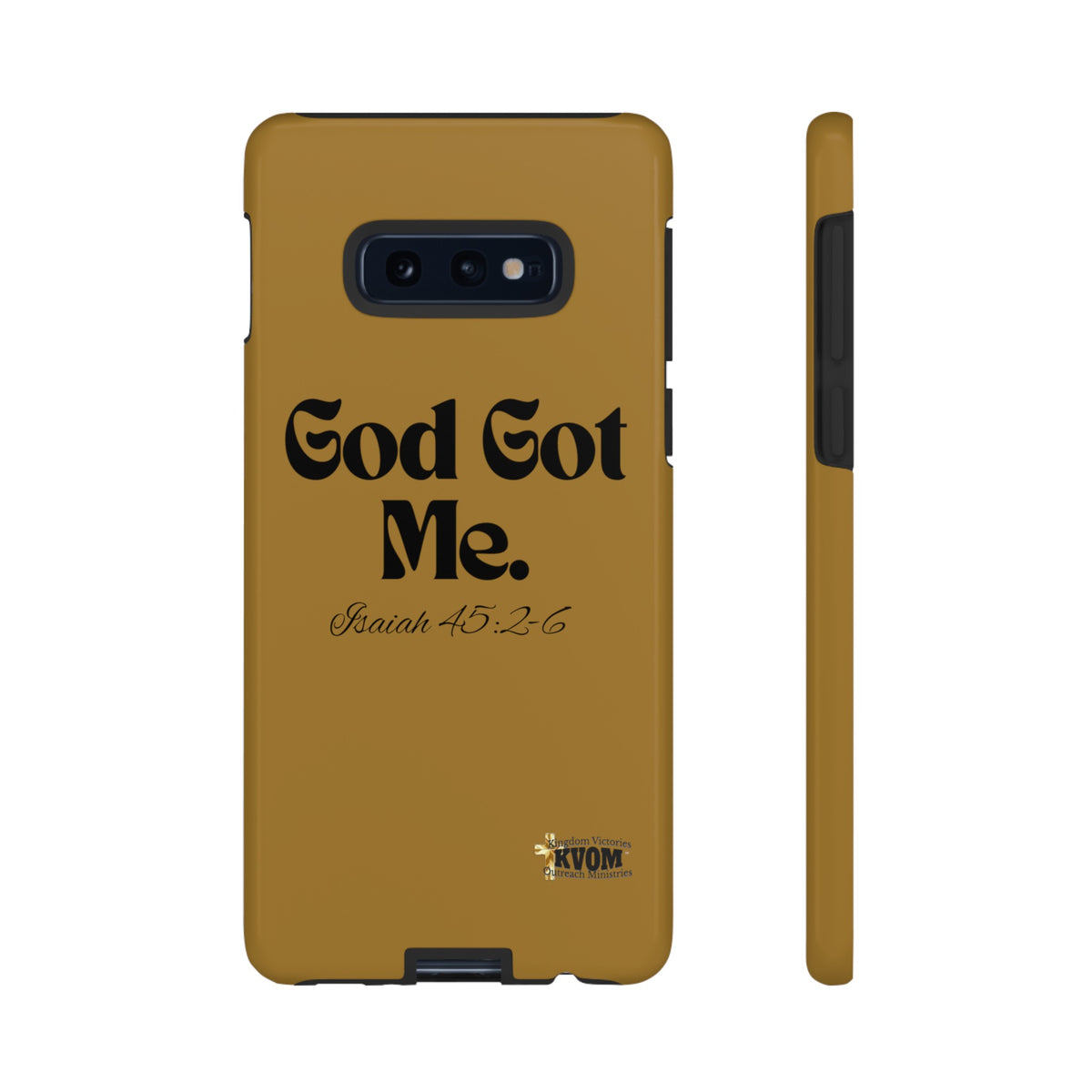 God Got Me KVOM Tough Case, Black Print