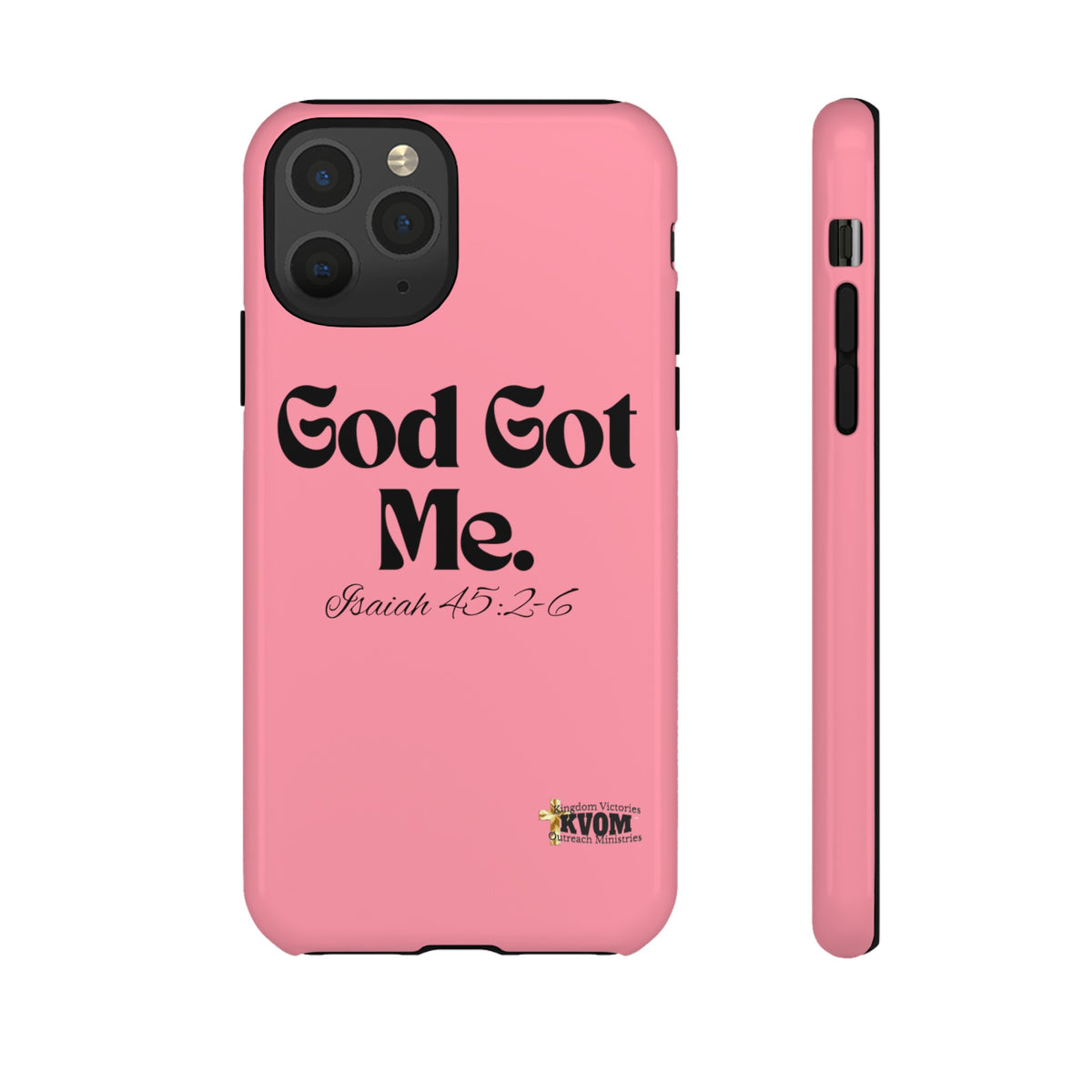 God Got Me KVOM Tough Case, Black Print