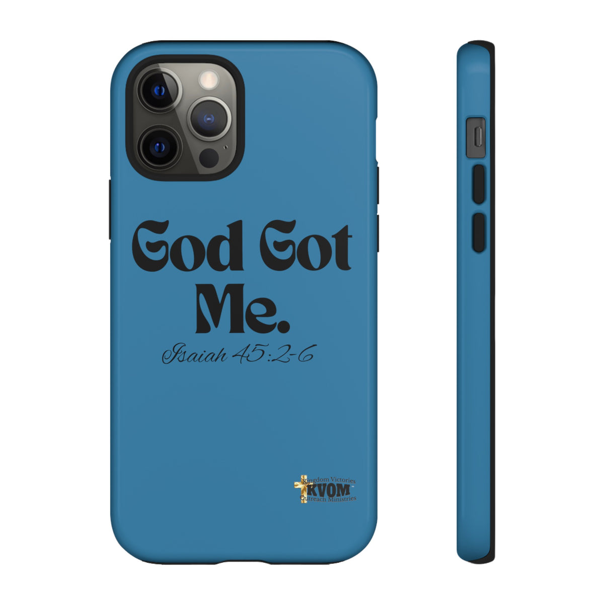 God Got Me KVOM Tough Case, Black Print