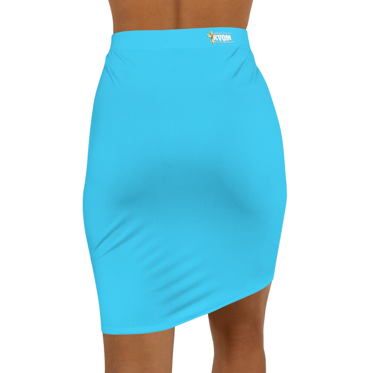 LOVED By The King of Kings Women's Pencil Skirt, True Blue