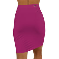 Stretched Series BLESSED Women's Pencil Skirt, Deep Berry