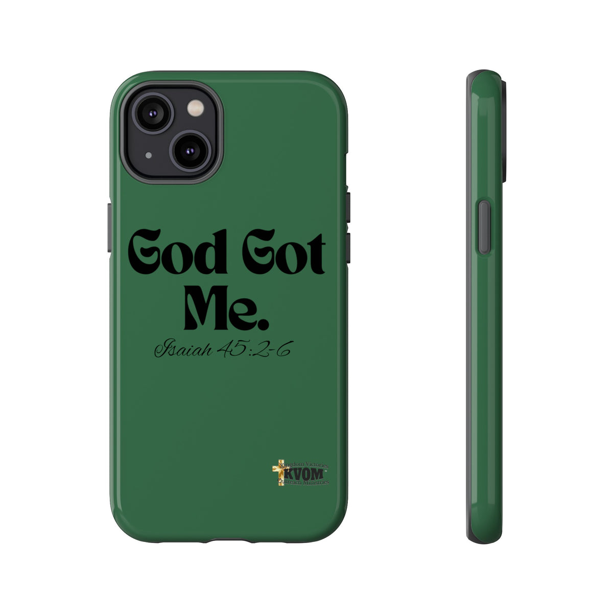 God Got Me KVOM Tough Case, Black Print