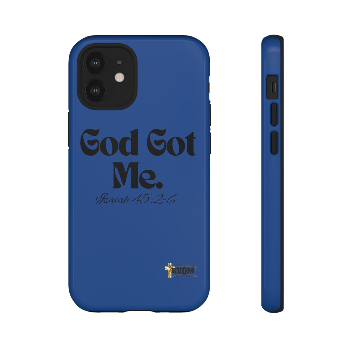 God Got Me KVOM Tough Case, Black Print