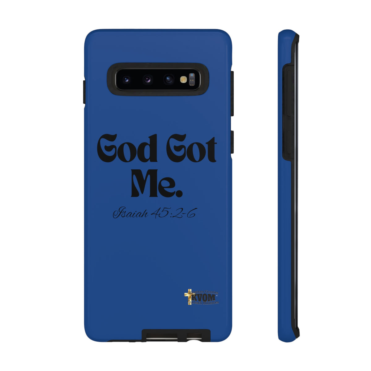 God Got Me KVOM Tough Case, Black Print