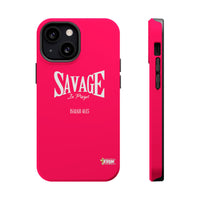 Savage in Prayer MagSafe Tough Cases, Siren Alarm Pink