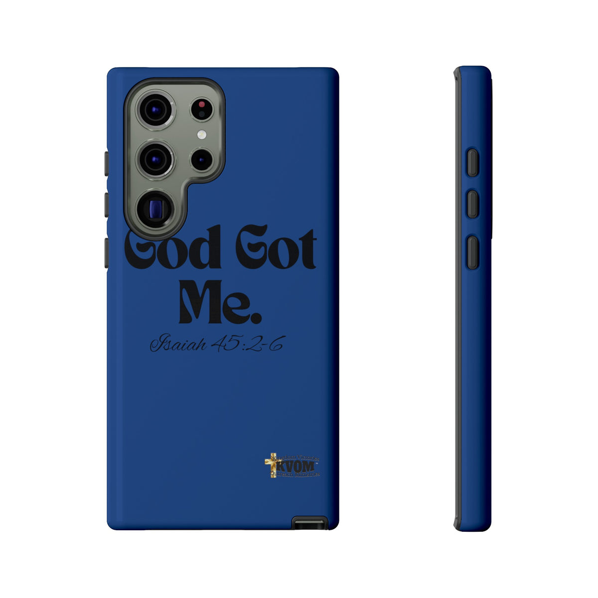 God Got Me KVOM Tough Case, Black Print