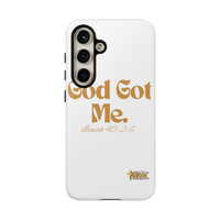 God Got Me KVOM Tough Case, Gold Print