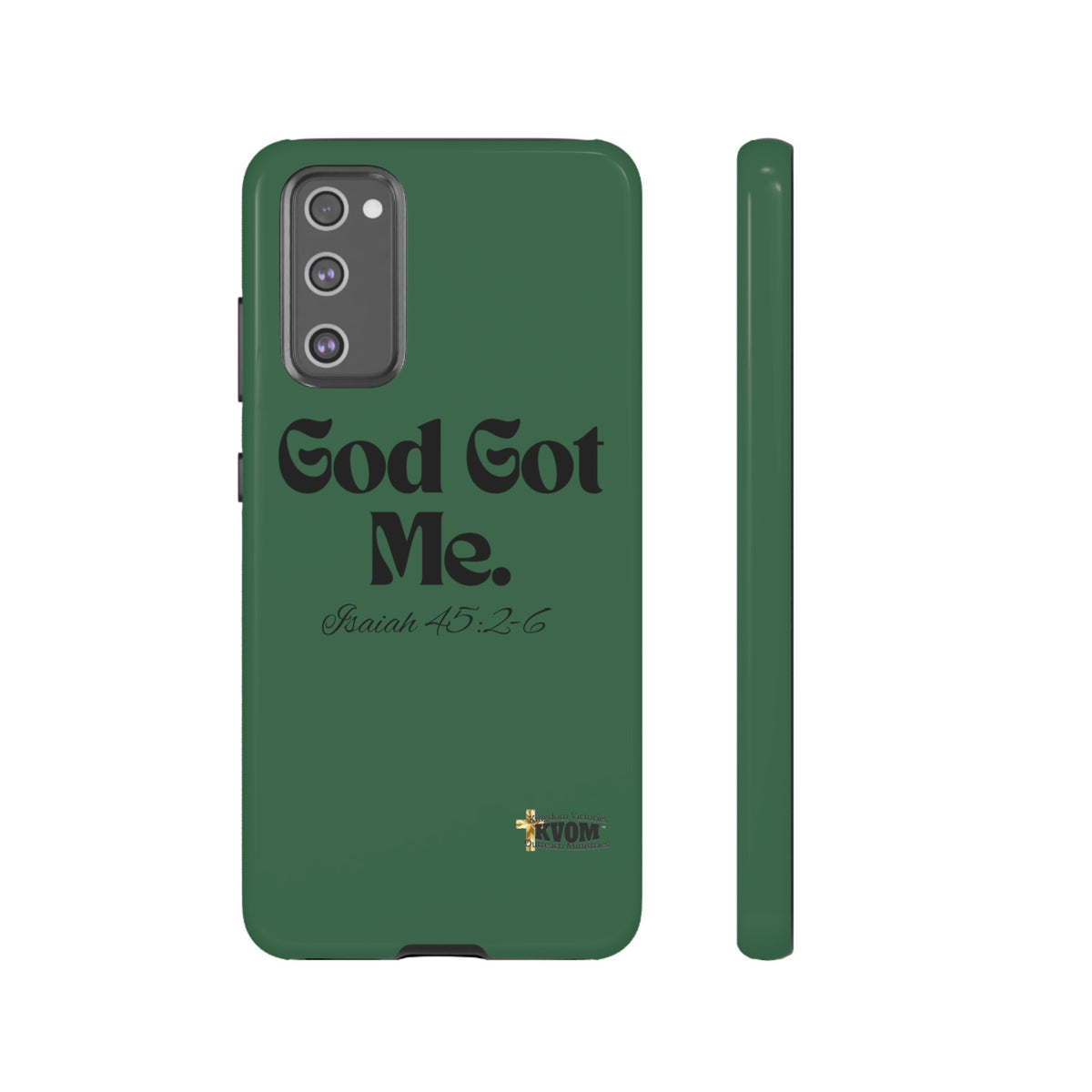 God Got Me KVOM Tough Case, Black Print