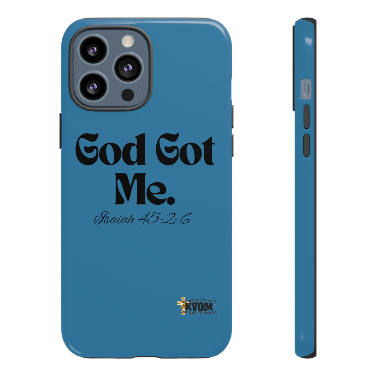 God Got Me KVOM Tough Case, Black Print