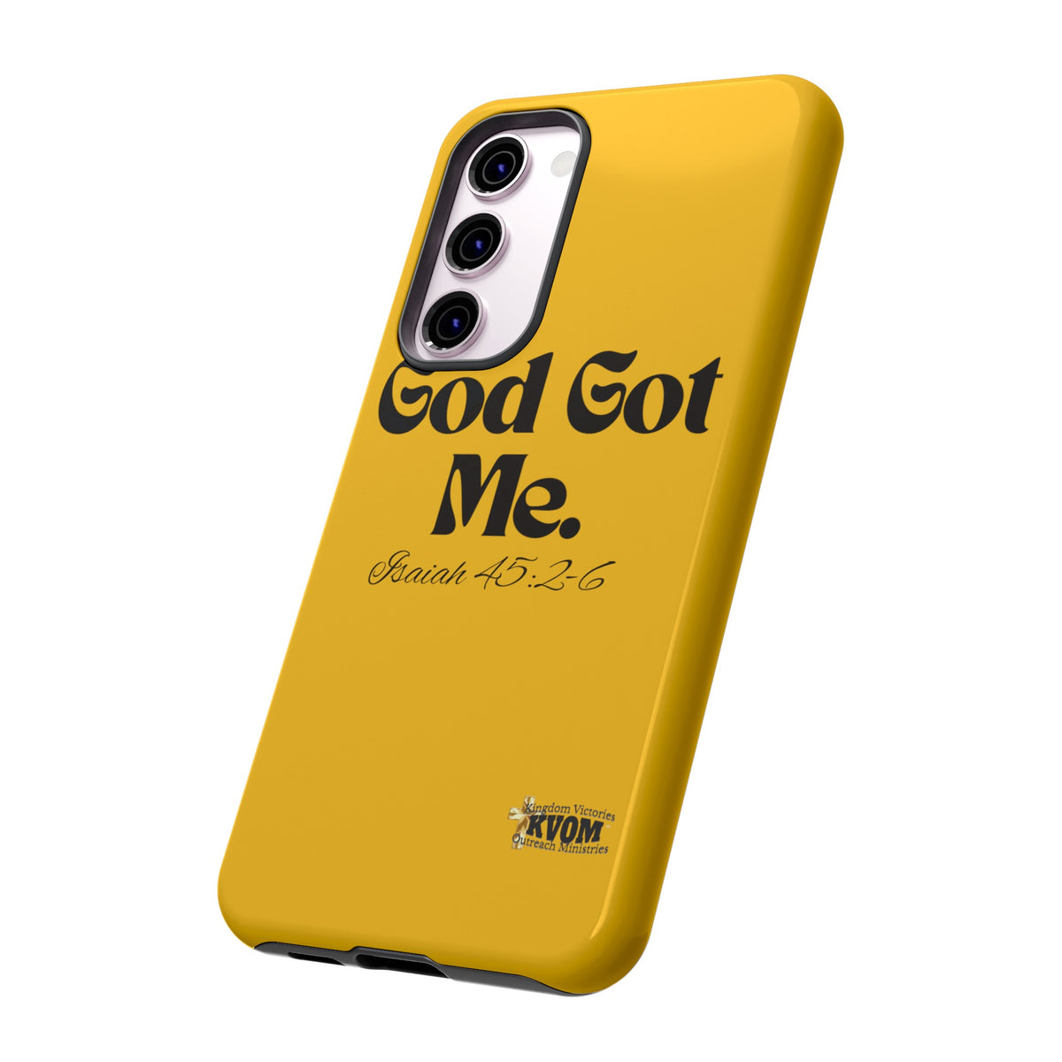 God Got Me KVOM Tough Case, Black Print