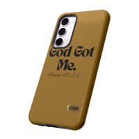 God Got Me KVOM Tough Case, Black Print