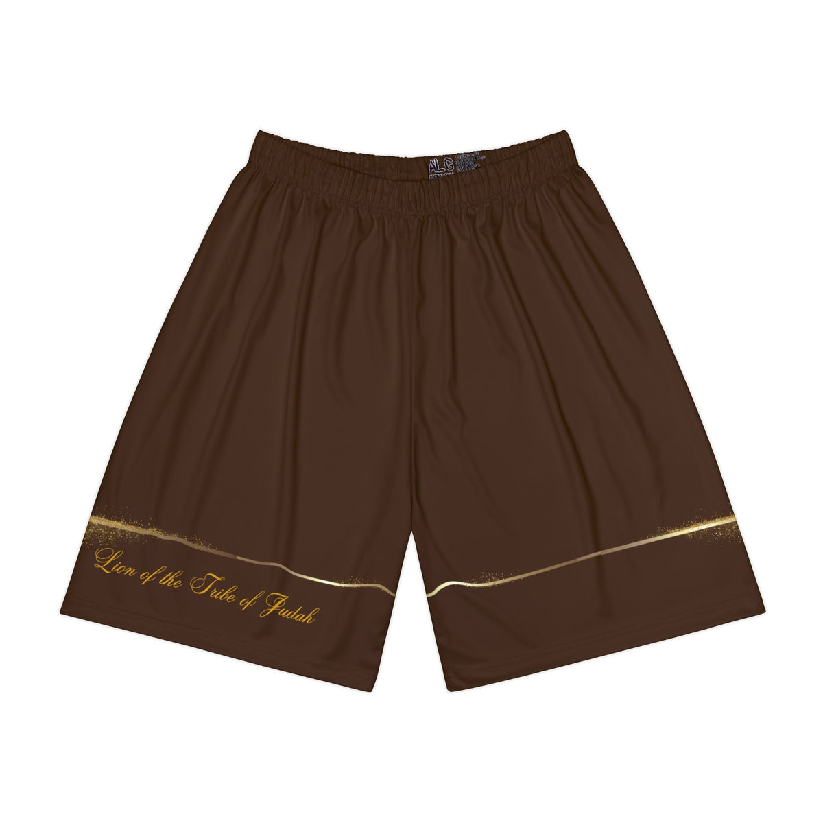 Lion of the Tribe Judah Men’s Sports Shorts, Brown