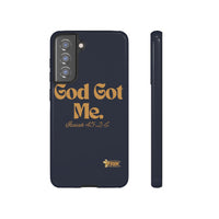 God Got Me KVOM Tough Case, Gold Print