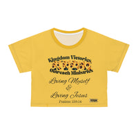 Loving Myself & Jesus Sunflowers Crop Top Shirt