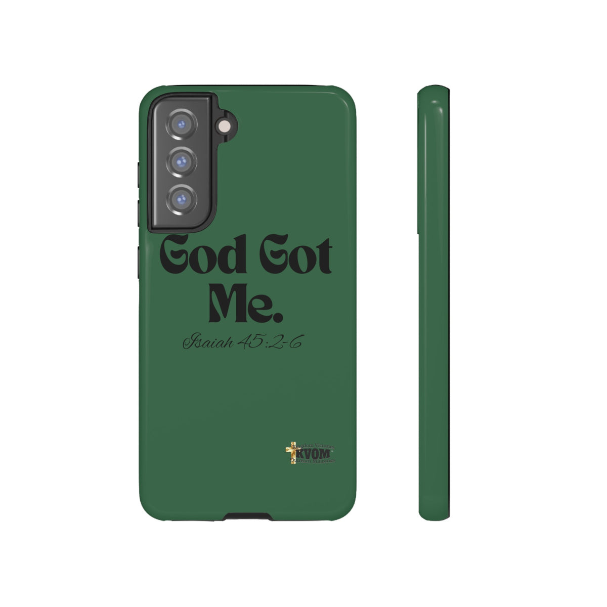 God Got Me KVOM Tough Case, Black Print