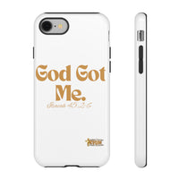 God Got Me KVOM Tough Case, Gold Print