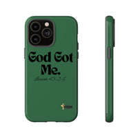 God Got Me KVOM Tough Case, Black Print