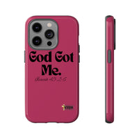 God Got Me KVOM Tough Case, Black Print