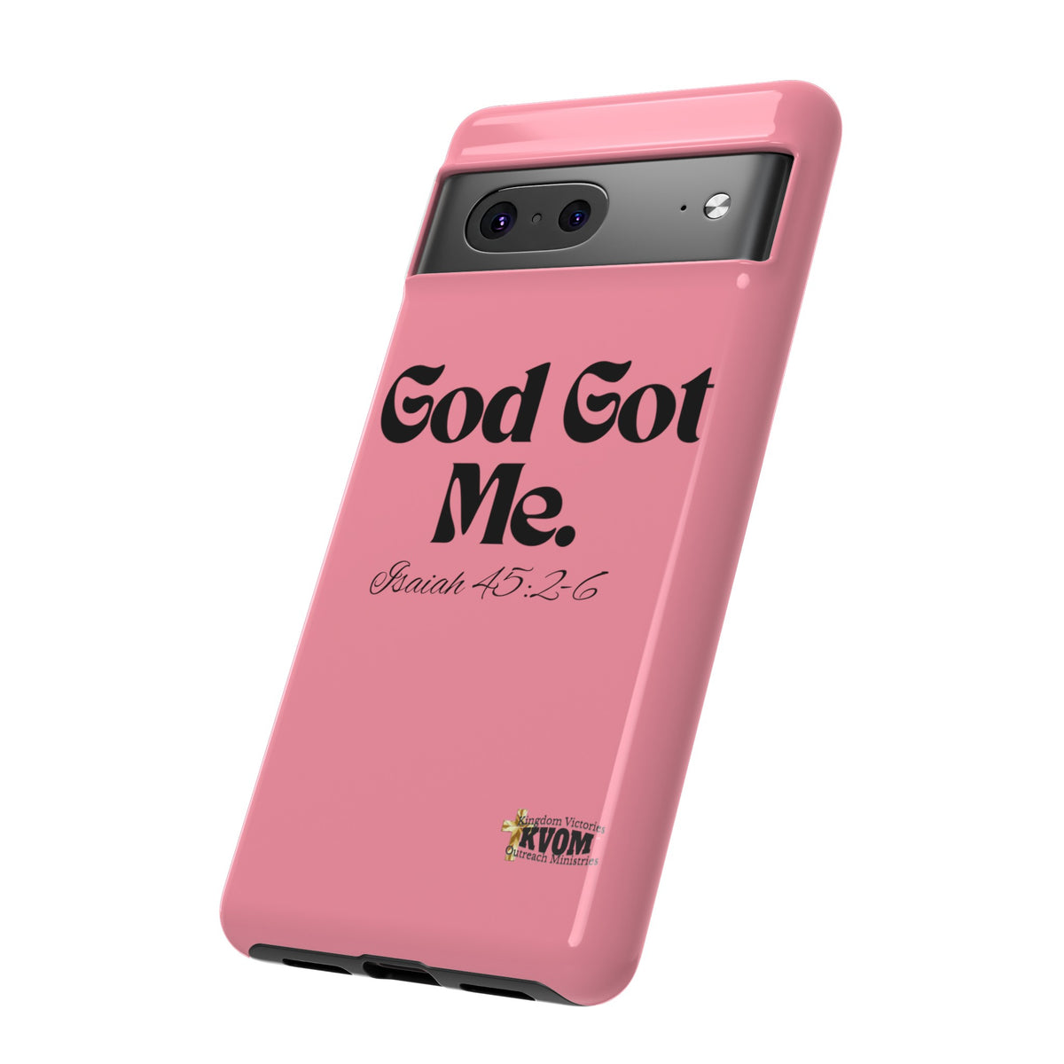 God Got Me KVOM Tough Case, Black Print