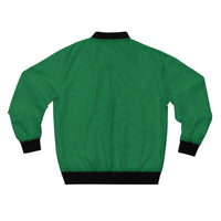 KVOM Logo Men's Bomber Jacket: Green