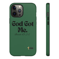 God Got Me KVOM Tough Case, Black Print