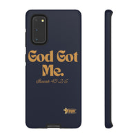 God Got Me KVOM Tough Case, Gold Print