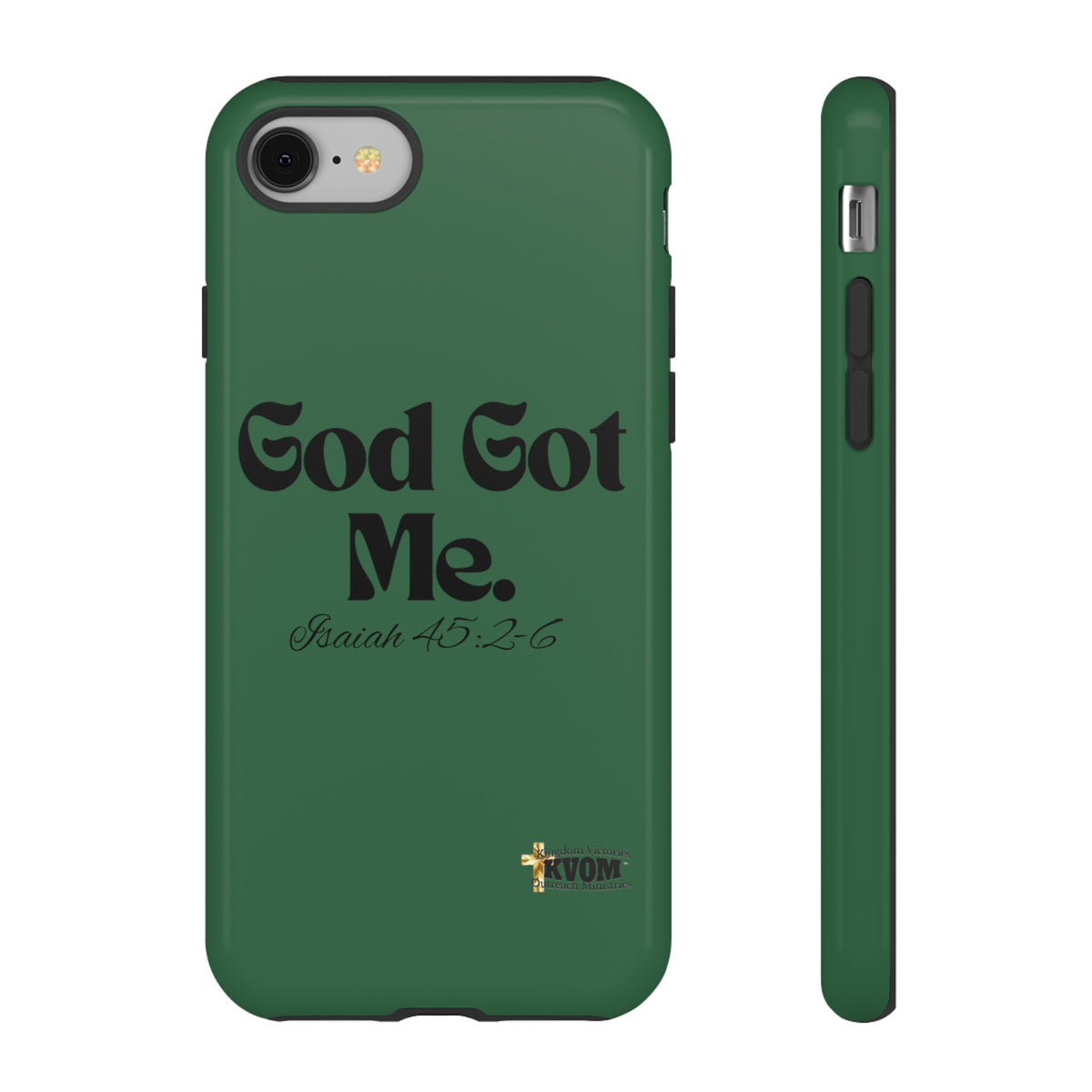 God Got Me KVOM Tough Case, Black Print