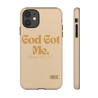 God Got Me KVOM Tough Case, Gold Print