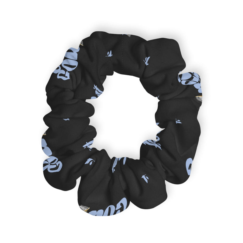 Don't Give Up On God Women's Hair Scrunchie, Black