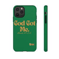 God Got Me KVOM Tough Case, Gold Print