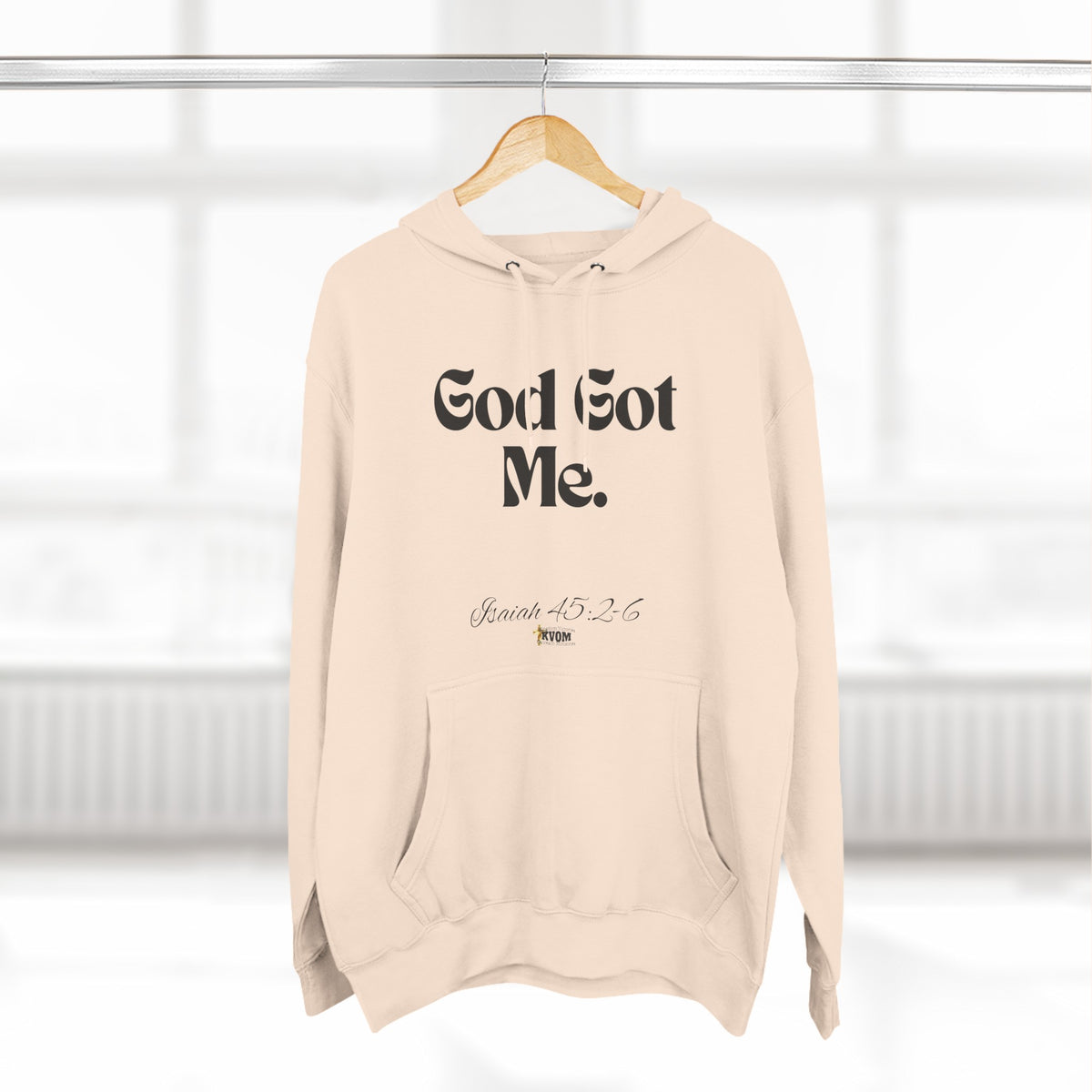 God Got Me Three-Panel Fleece Hoodie