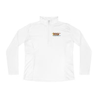 KVOM Logo Brass Ladies Zip-Collar Pullover