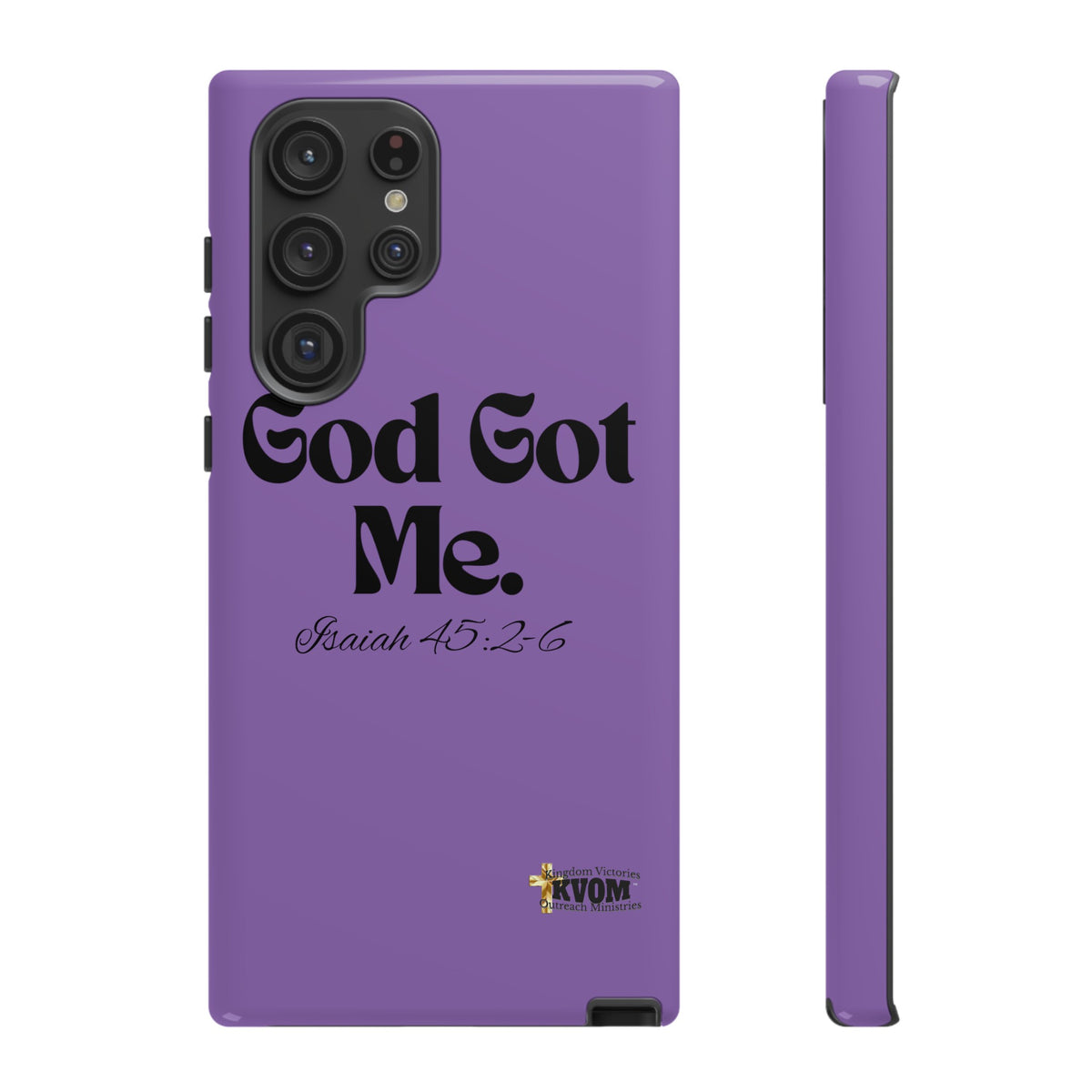 God Got Me KVOM Tough Case, Black Print