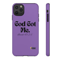 God Got Me KVOM Tough Case, Black Print