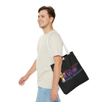 KVOM Logo Tote Bag, Black, Moses Temple Colored Logo