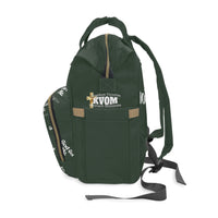 God Got Me KVOM Diaper Backpack, Forest Green