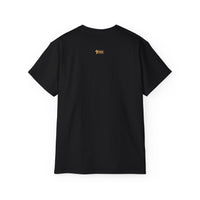 Christ The King Men's T-Shirt, Black on Black & Gold