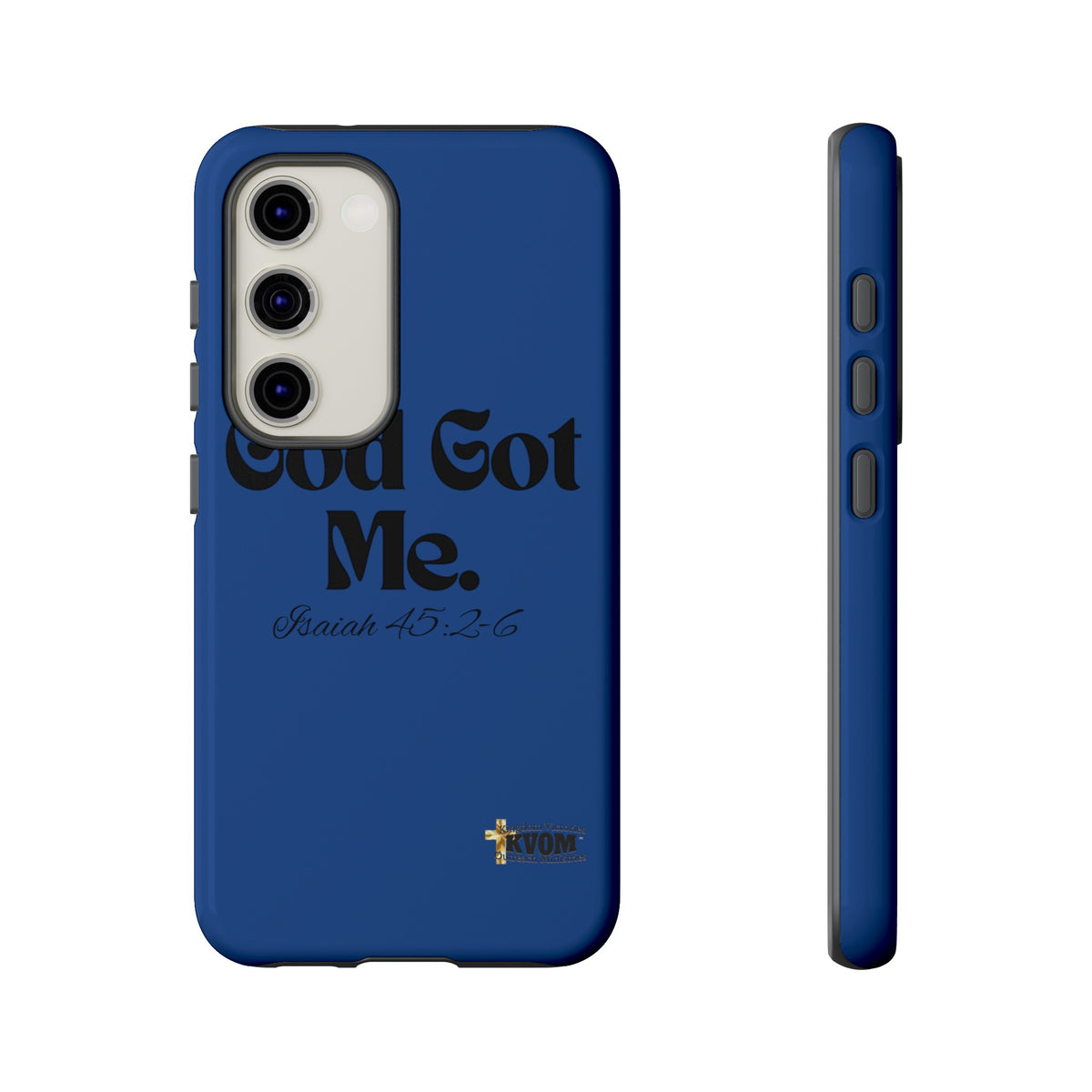 God Got Me KVOM Tough Case, Black Print