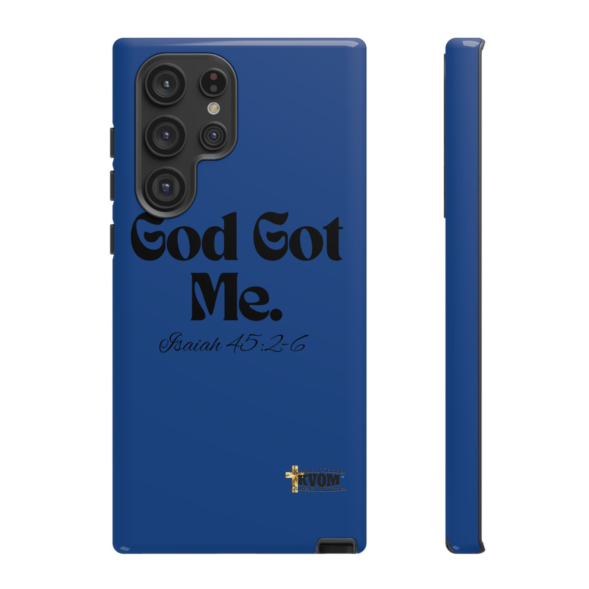 God Got Me KVOM Tough Case, Black Print