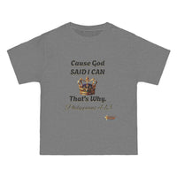 Cause God Said I Can Relaxed Fit Short-Sleeve T-Shirt