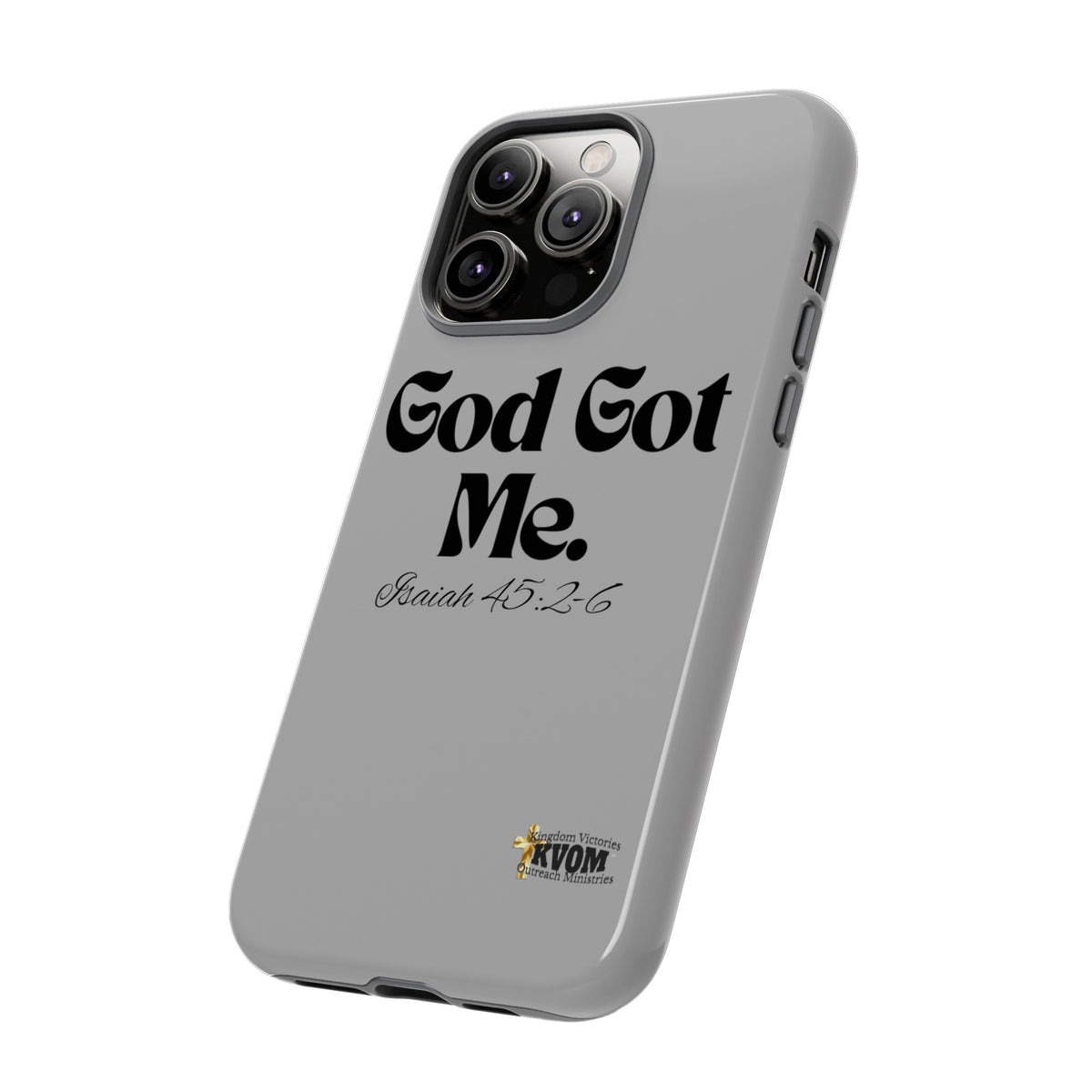 God Got Me KVOM Tough Case, Black Print