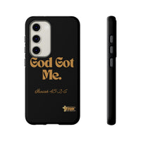 God Got Me KVOM Tough Case, Gold Print